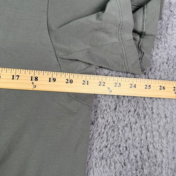 Lululemon Zeroed In Shirt Mens L Green Sage Performance Stretch Gym Short Sleeve - Picture 3 of 7
